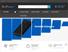 Tablet Screenshot of batpower.com